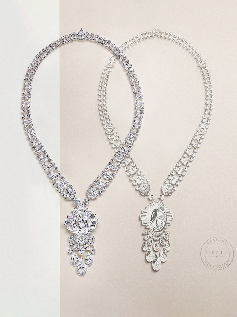 パリで煌めきを放つ　〝グラフ〟の新作ダイヤモンドネックレス