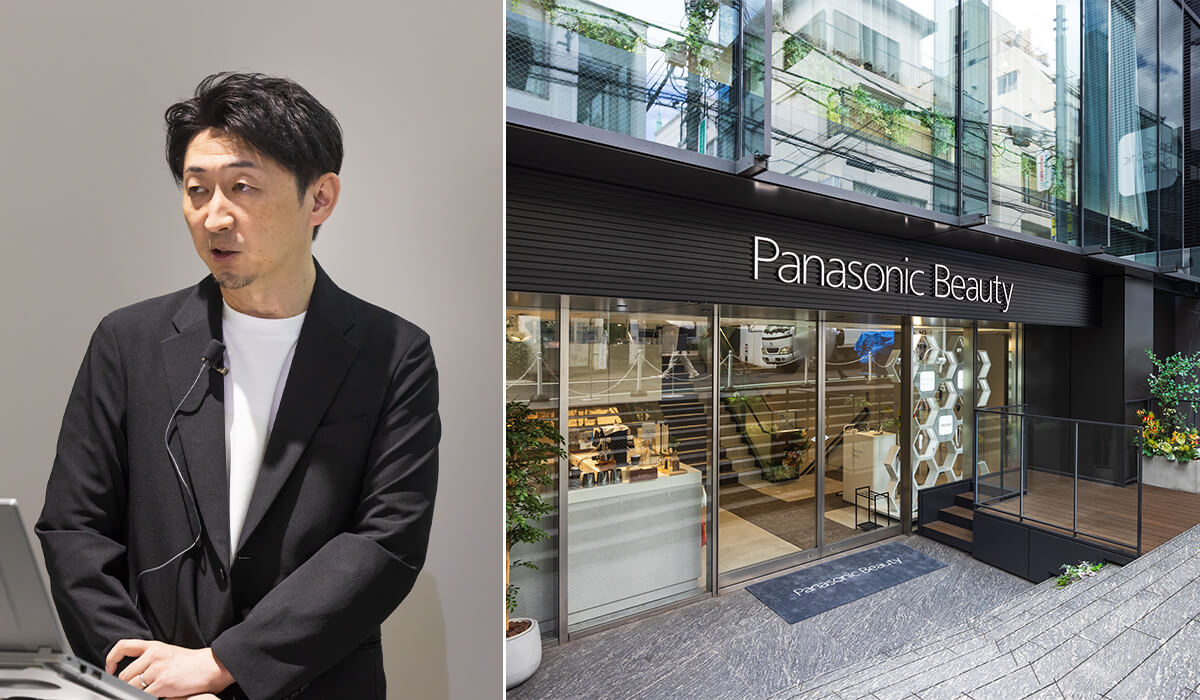 清水宏明氏と「Panasonic Beauty OMOTESANDO」の画像