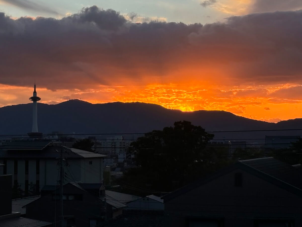 夕日