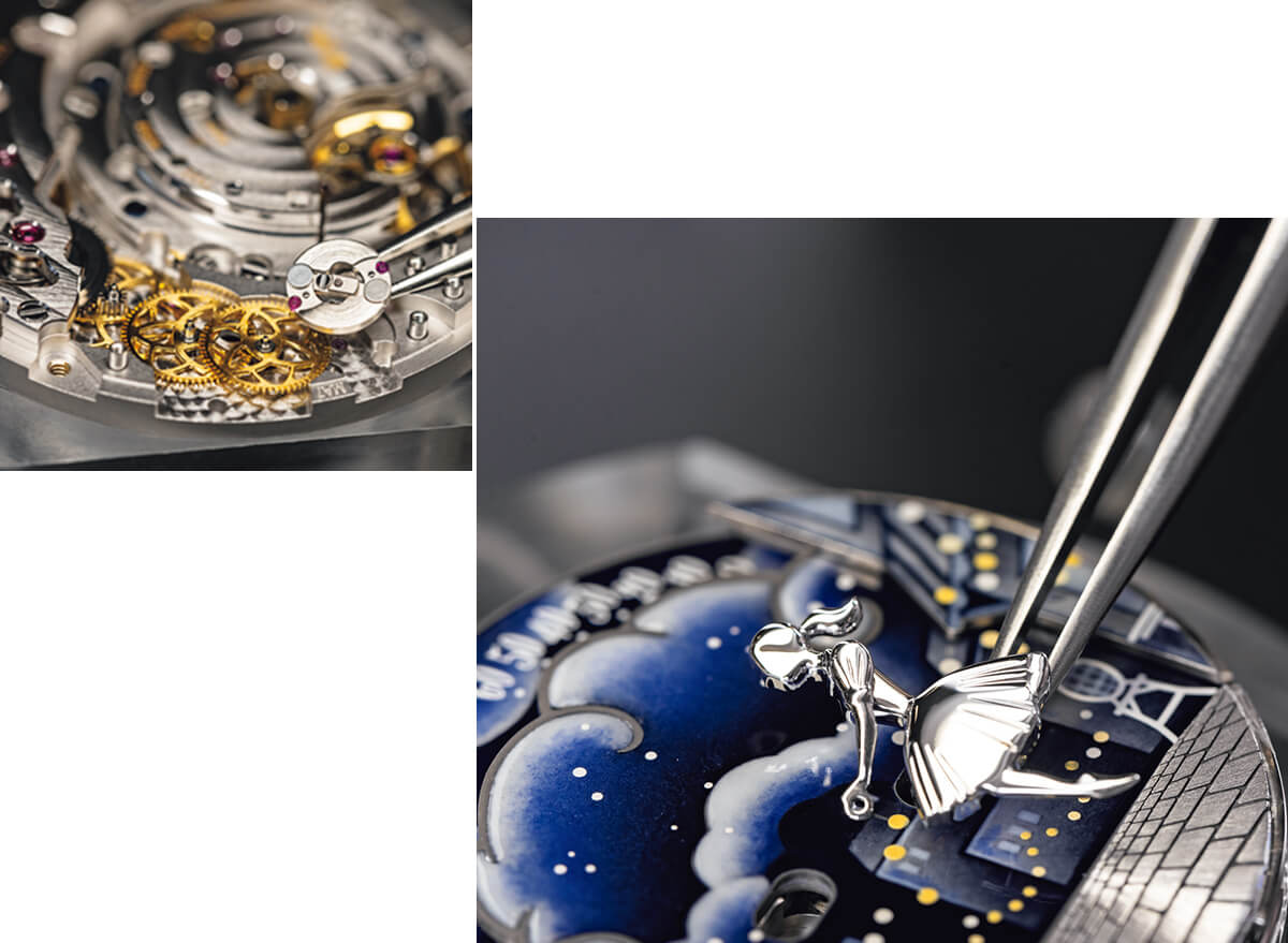 VAN CLEEF & ARPELSの時計の細部の画像