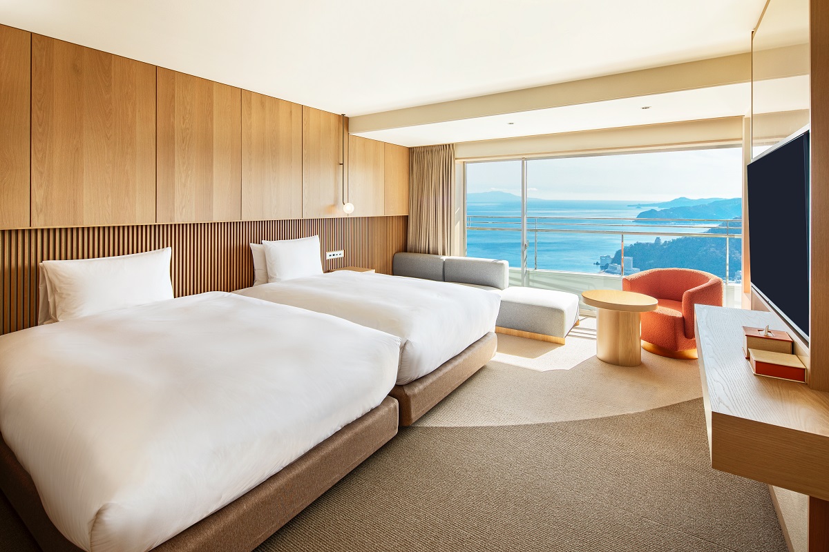 「ホテルグランバッハ熱海クレッシェンド」の「ビューバス付きツイン」の画像