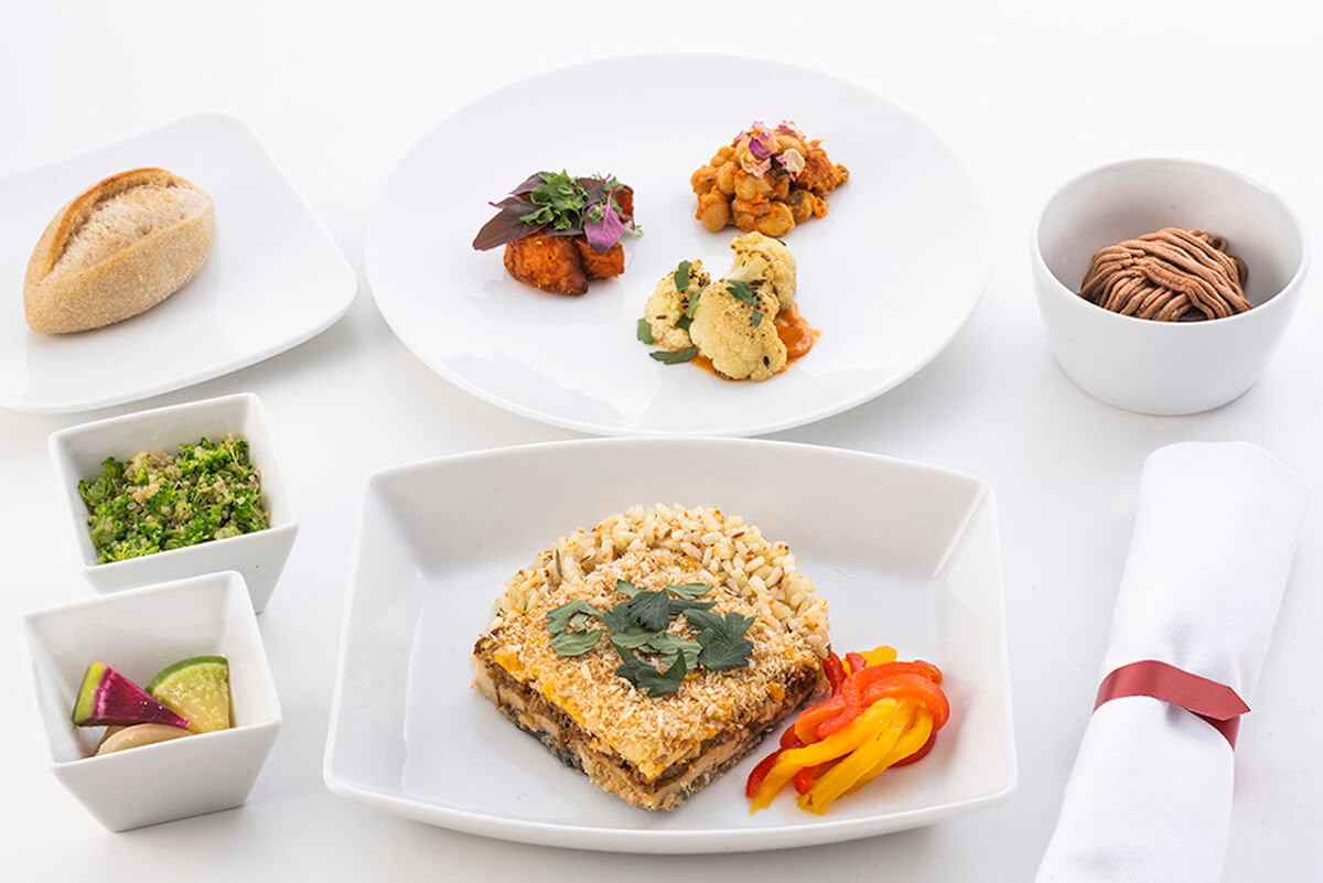 ヴィーガンメニューの画像