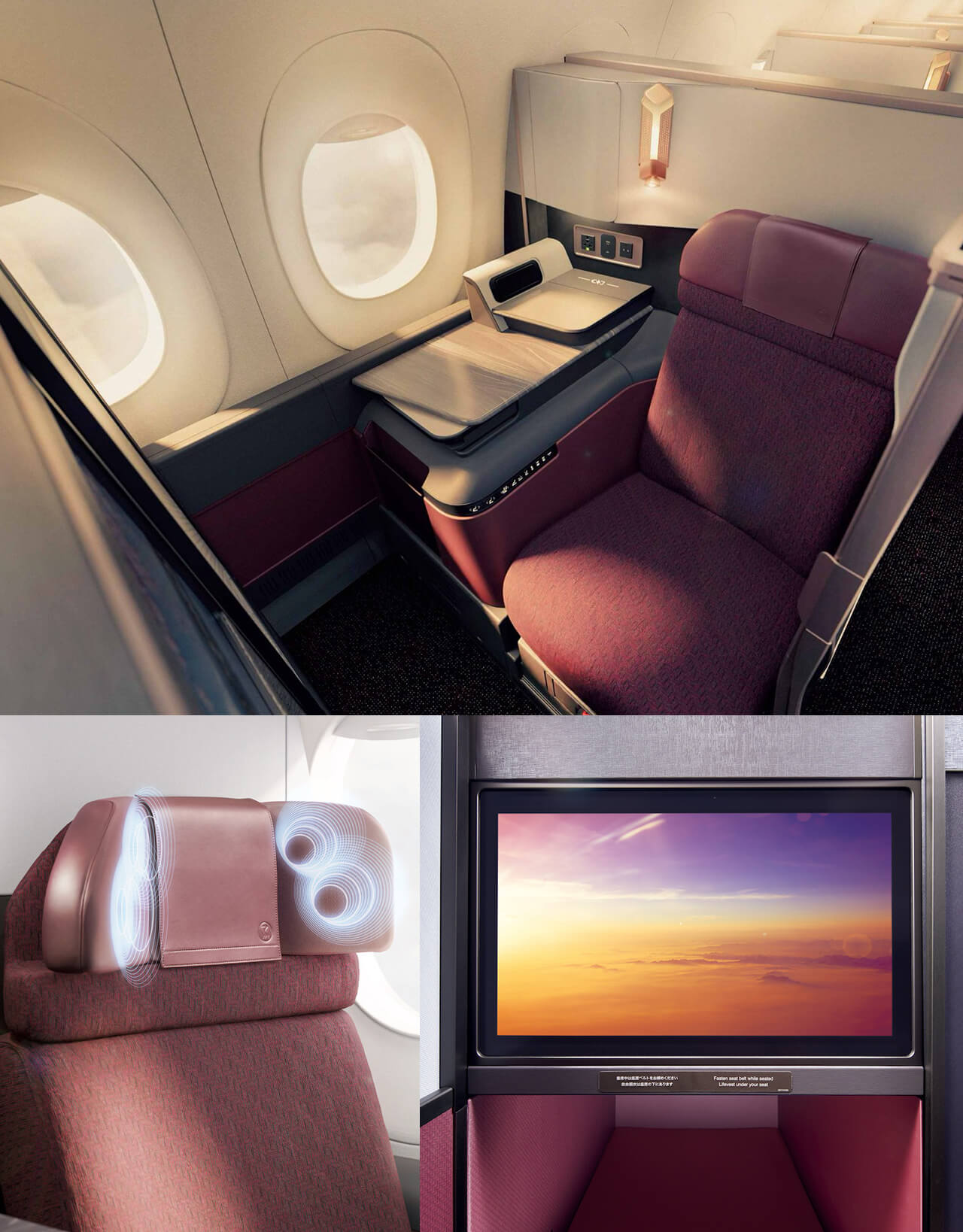 まるで空飛ぶホテル！「JAL国際線  A350-1000」ビジネスクラスは自由に過ごせるプライベート空間でシアターもグルメも独り占め