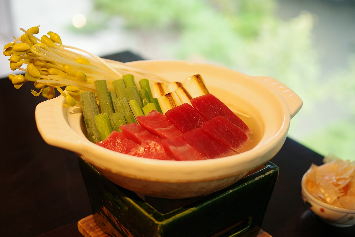 「鮪のねぎま鍋」の画像