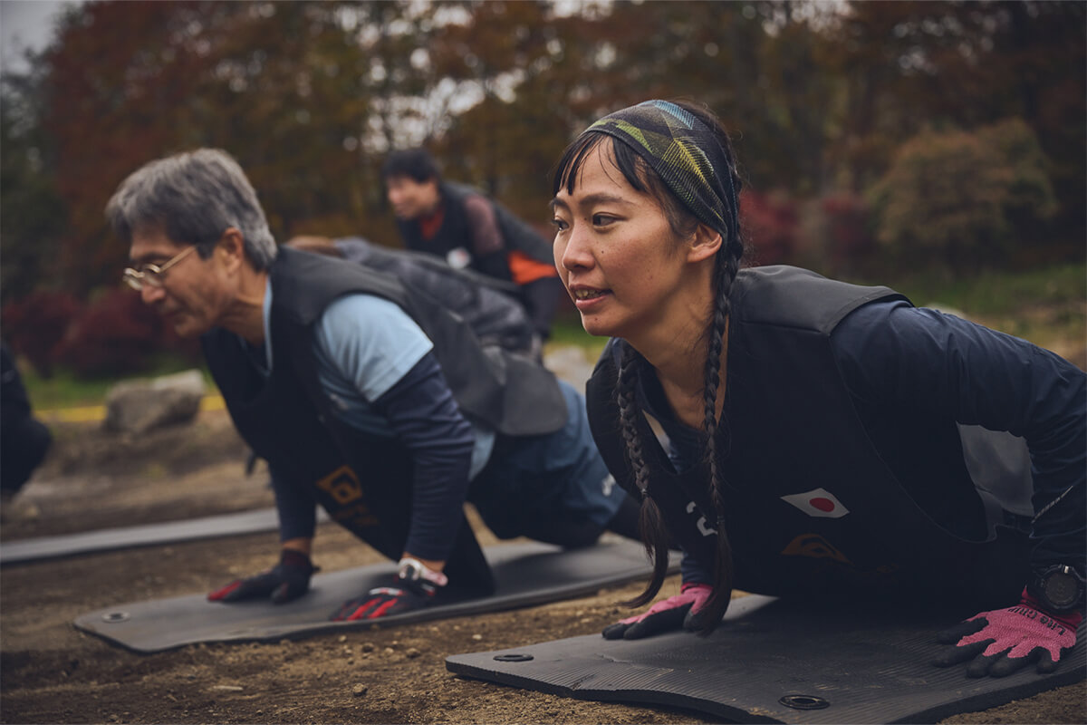 男女の差も無く、フィジカルが競われる様子の画像