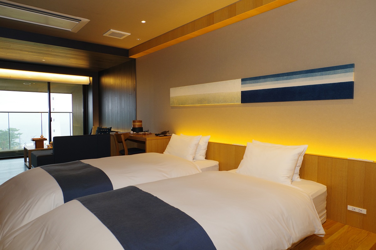 西向きの灯台側の客室の画像