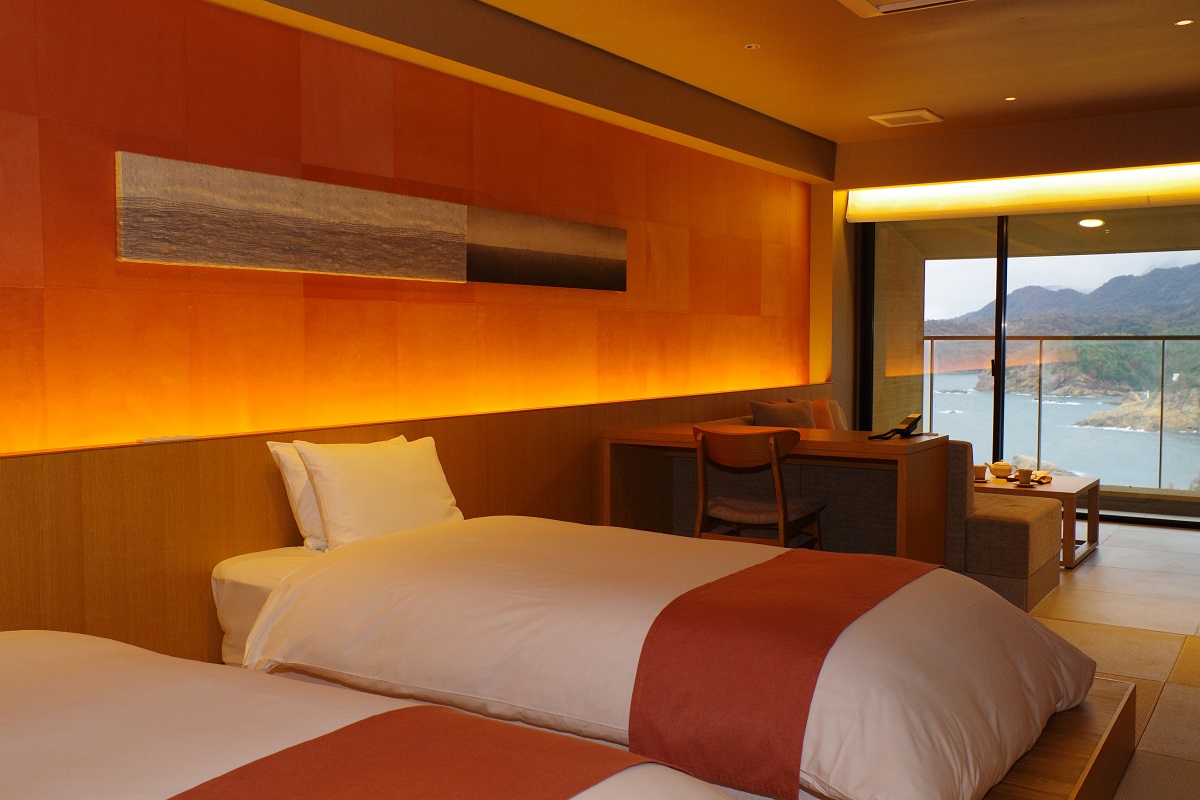 東向きの海側の客室の画像