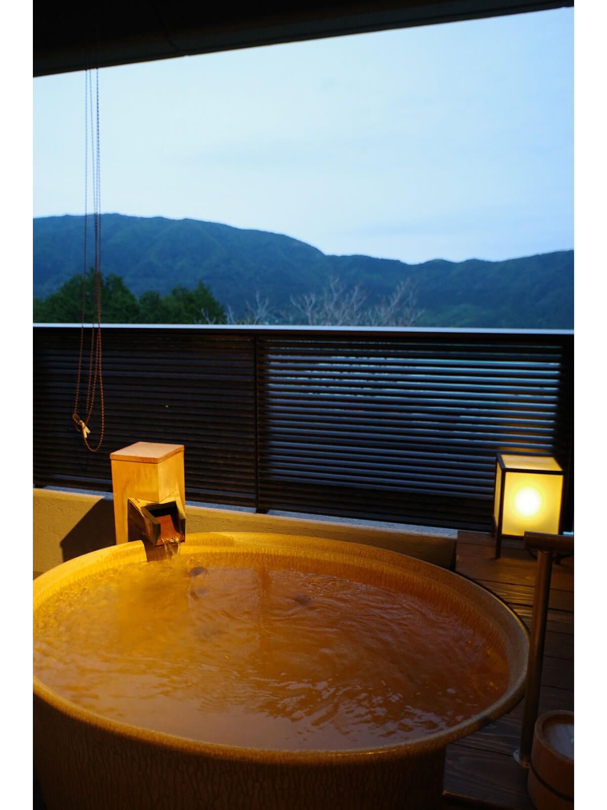 客室温泉露天風呂の画像