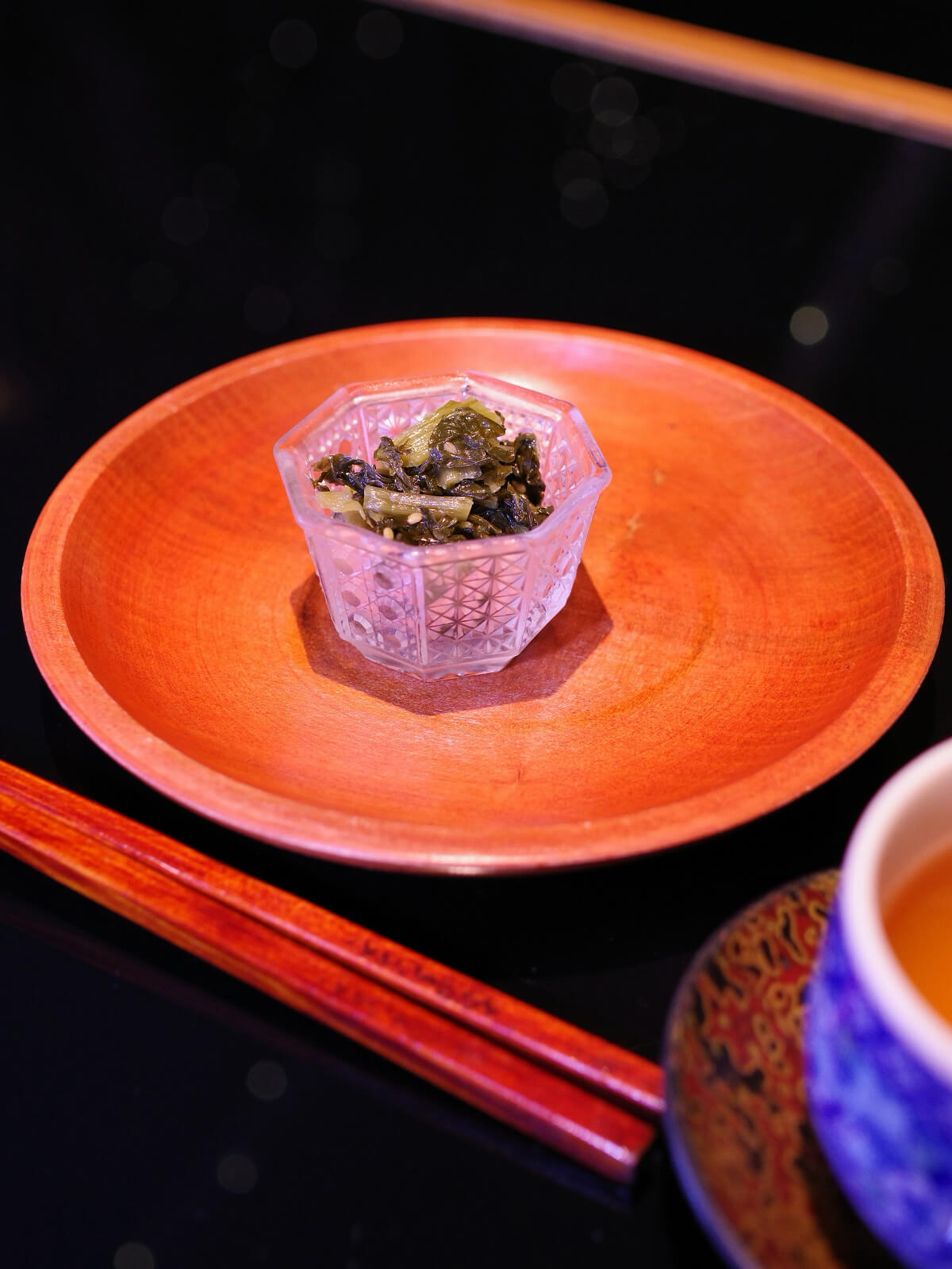 「野沢菜の油炒め」の画像