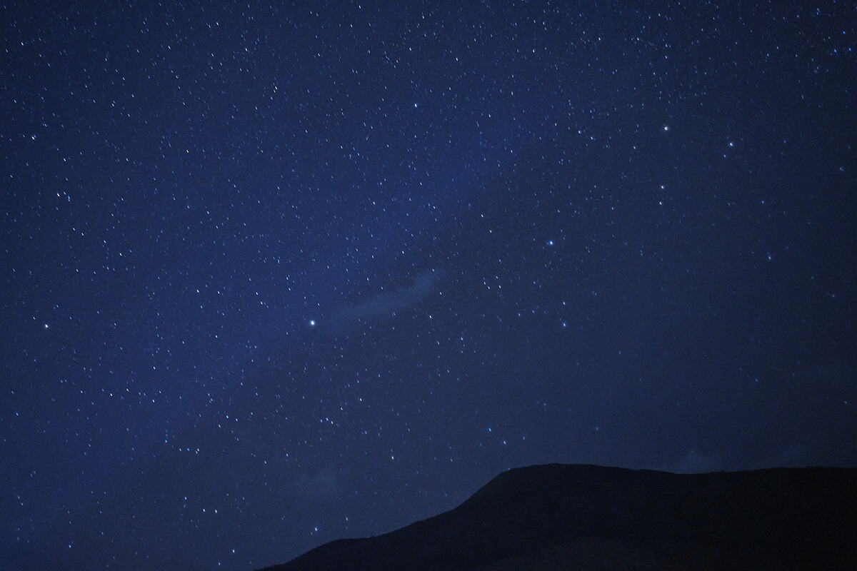 満点の星空の画像