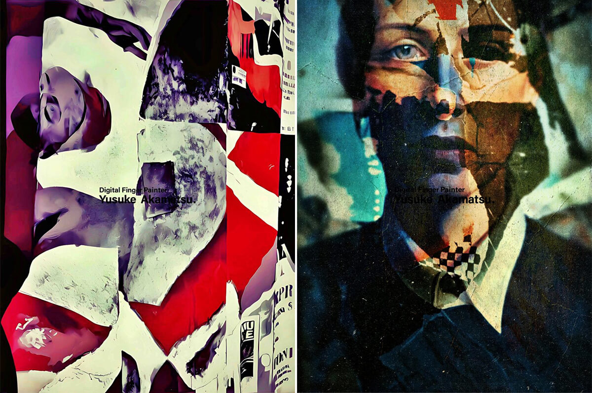 赤松氏のアートの画像