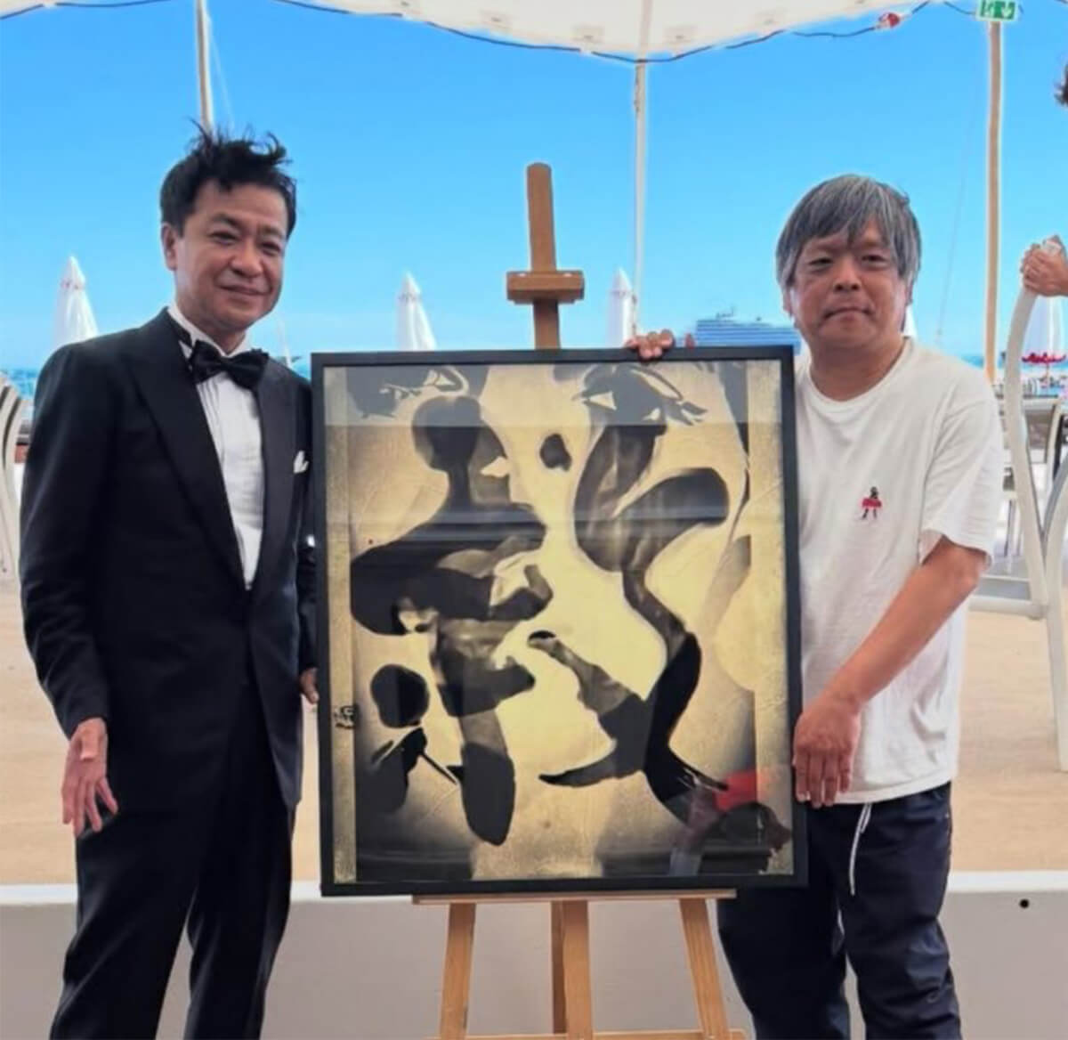 中山氏と登壇している画像