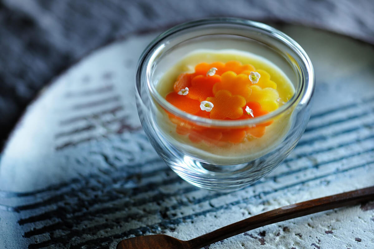 「ニンジンのズッパ・イングレーゼ」の画像