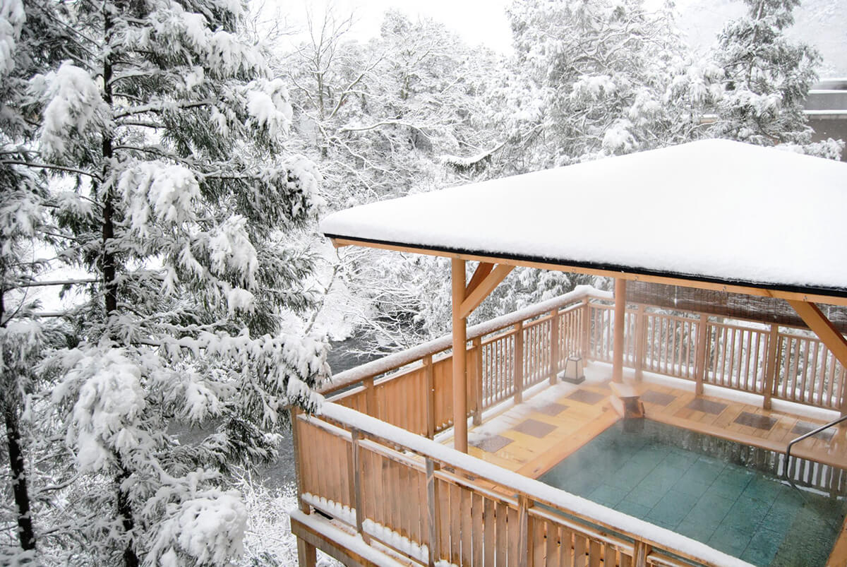 露天風呂の画像