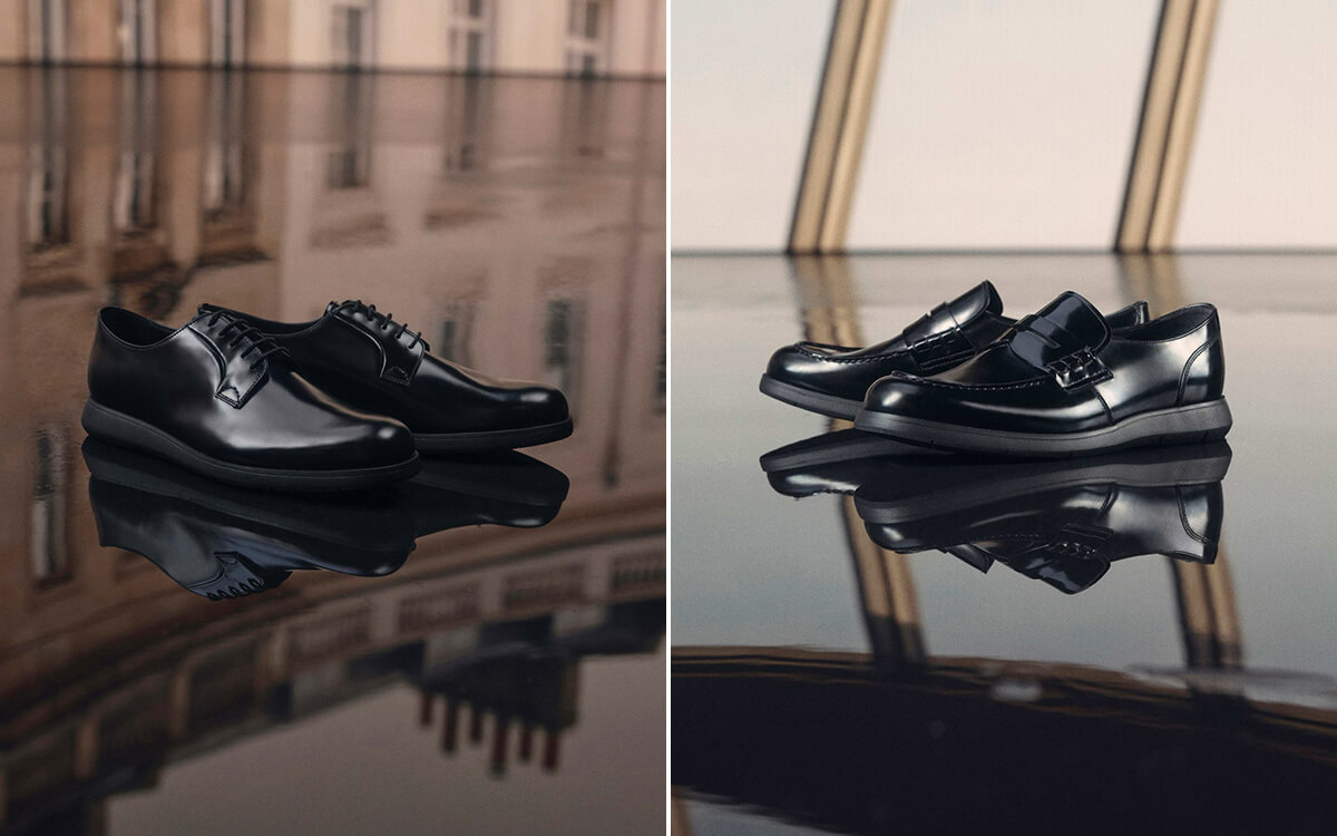 “チャーチ”の「ロードランナー」コレクションより、左／「Redruth（レッドルース）」　右／「Rock Ferry（ロック フェリー）」の画像