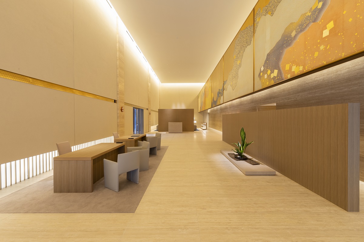 「平安の間」から移設した壁画の画像