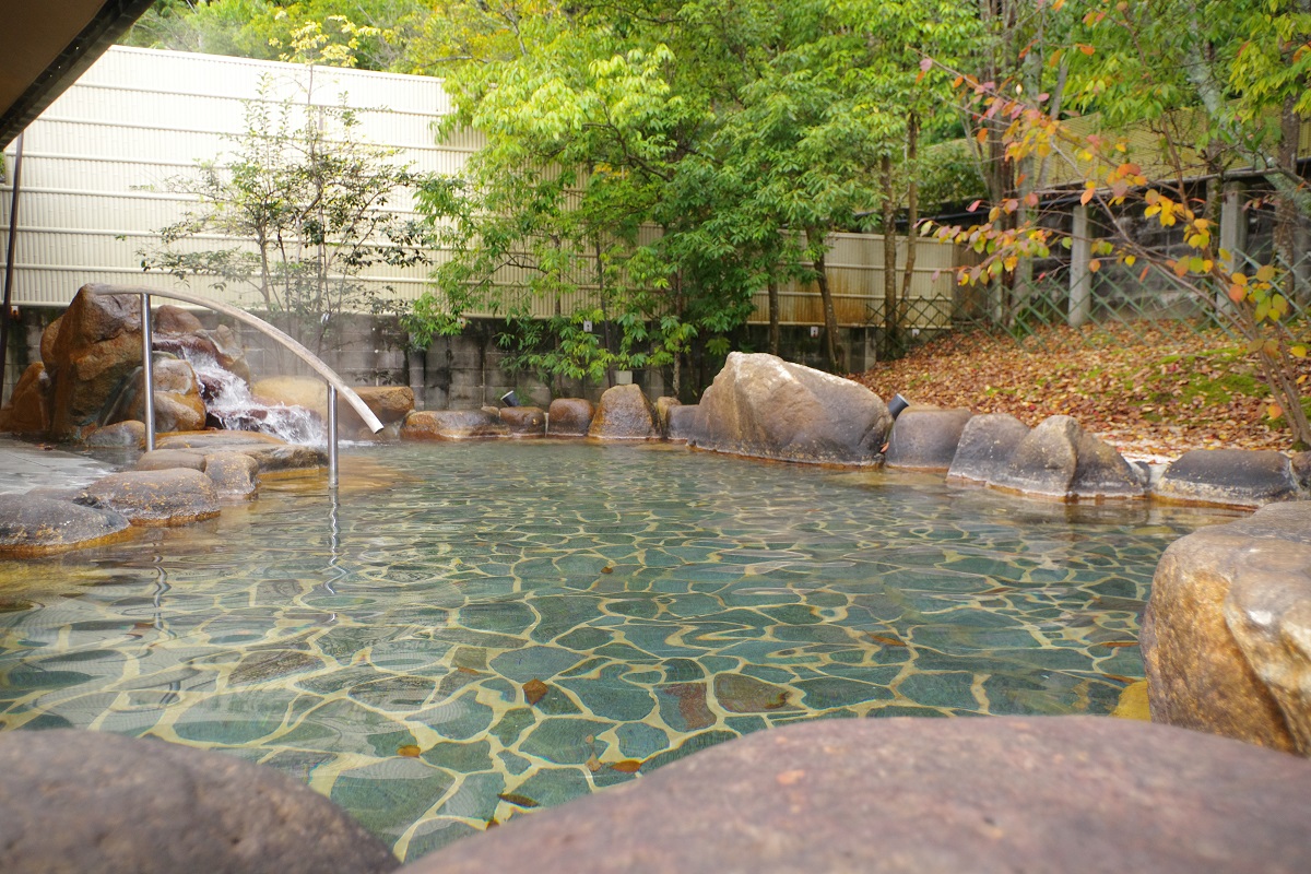 露天風呂の画像