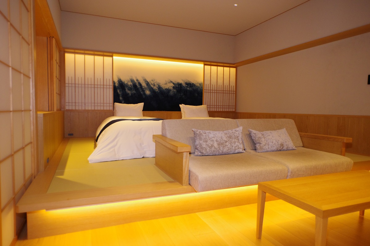 「檜露天風呂付き和室」の画像