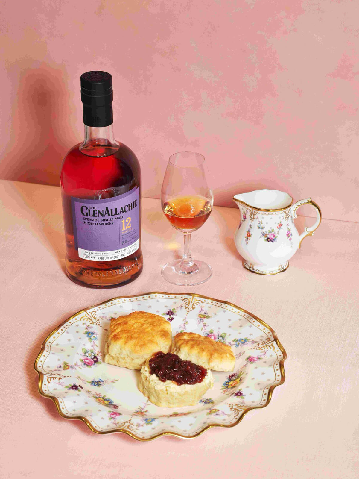 『グレンアラヒー12年』と『あんコンフィチュール フランボワーズ』 の画像