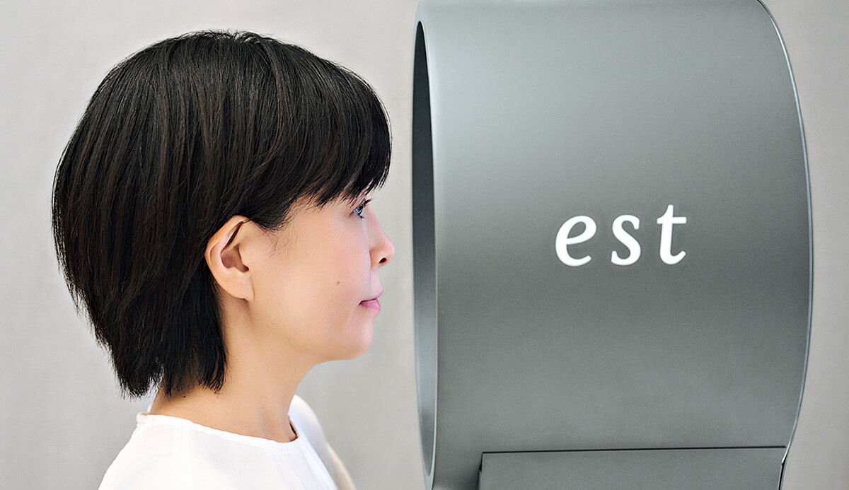 “est”が独自開発した肌解析機「True Beauty Scope」の画像
