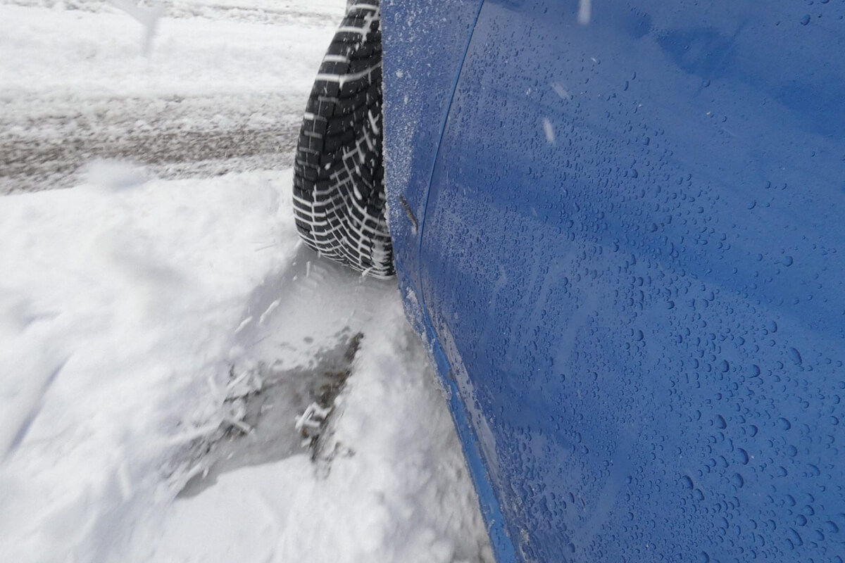 圧雪路での画像
