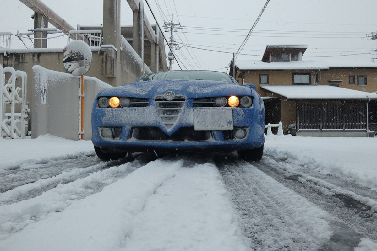 圧雪路での画像