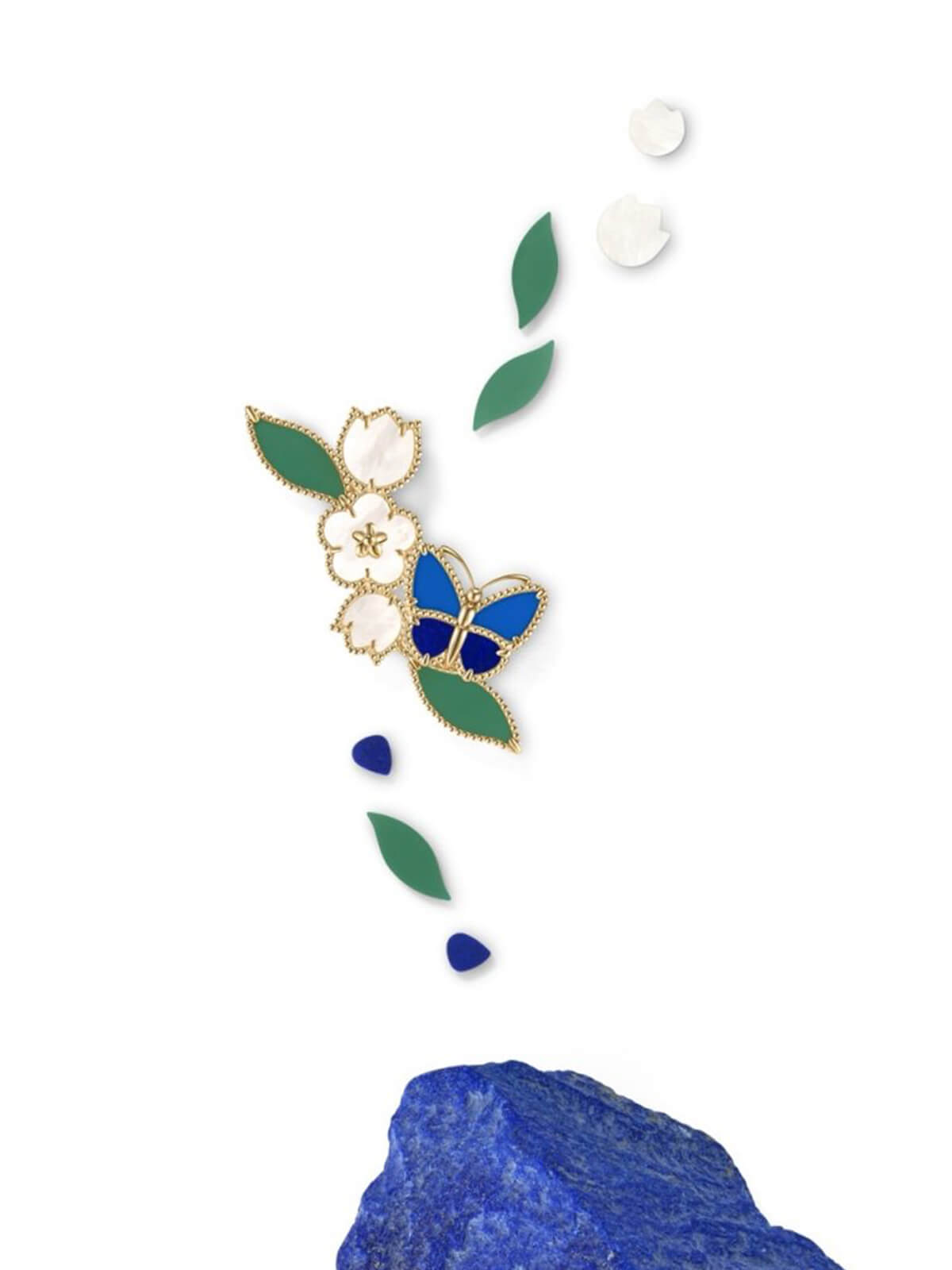 「ラッキー スプリング パピヨン」クリップの画像