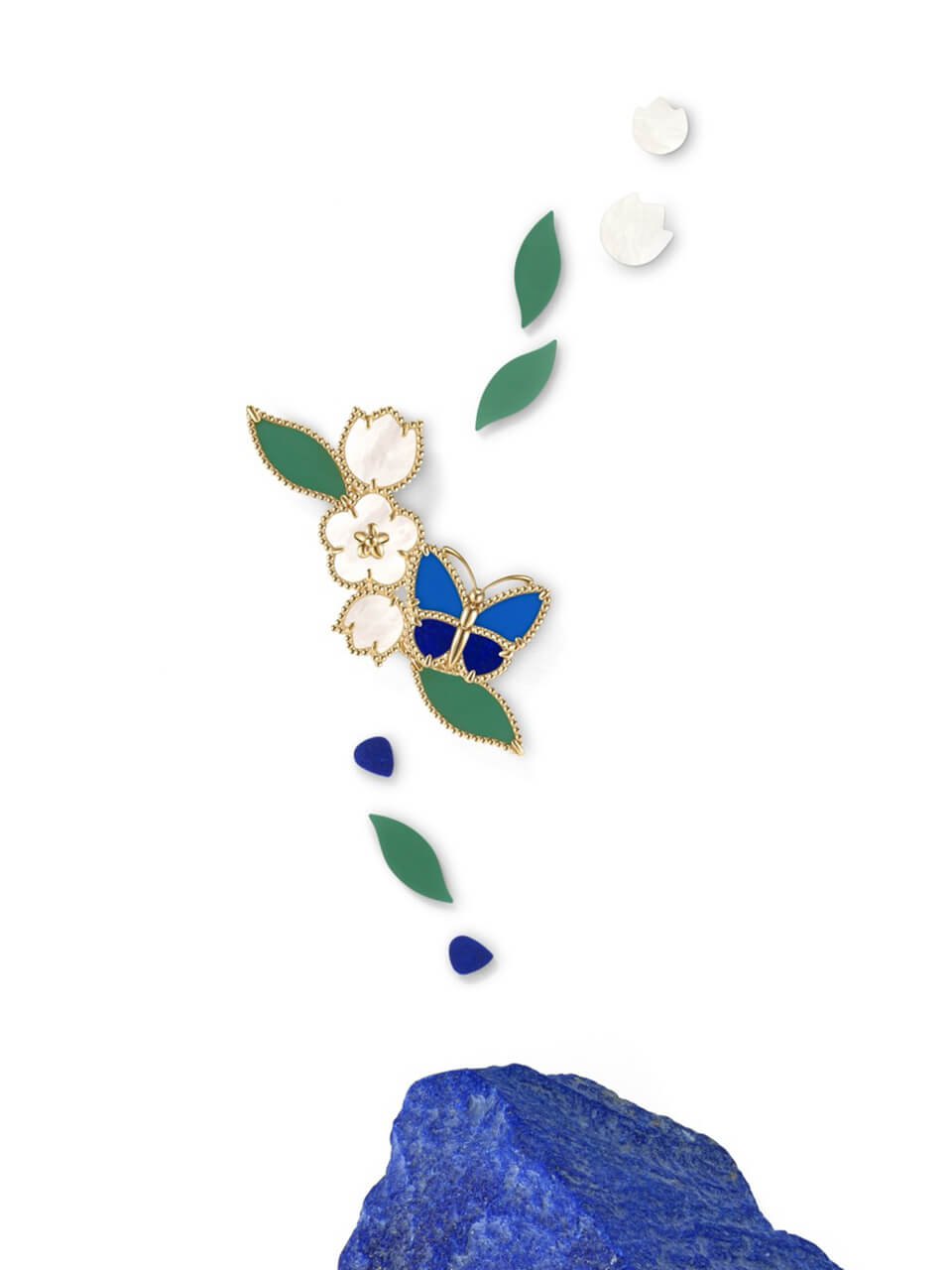 『ヴァン クリーフ＆アーペル』春を祝福する可憐なパピヨンに心ときめいて