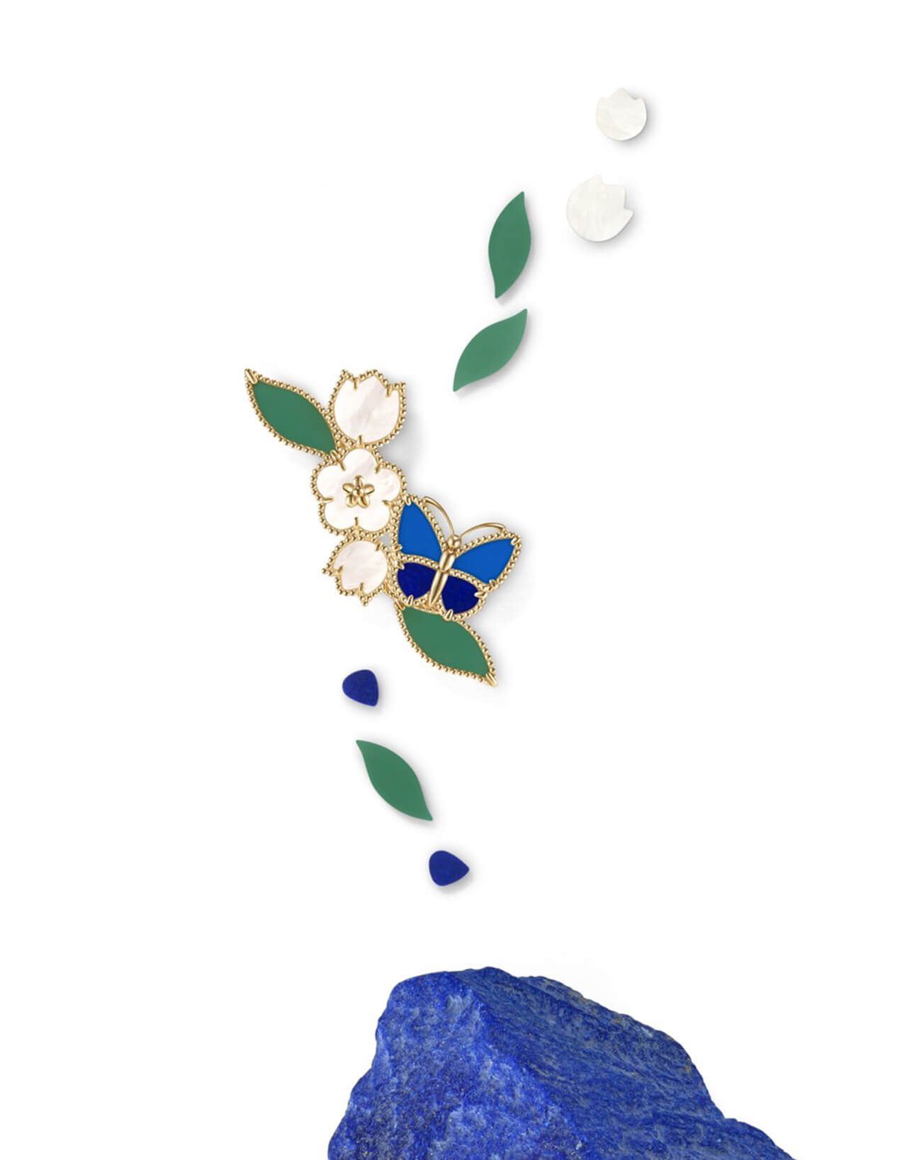 『ヴァン クリーフ＆アーペル』春を祝福する可憐なパピヨンに心ときめいて