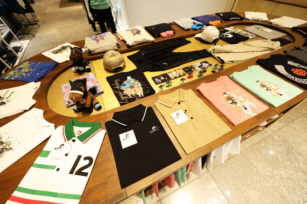 ４月に行われた阪急メンズ東京ポップアップの様子の画像