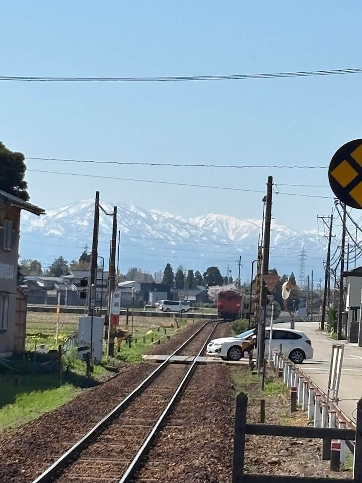油田駅からの光景の画像