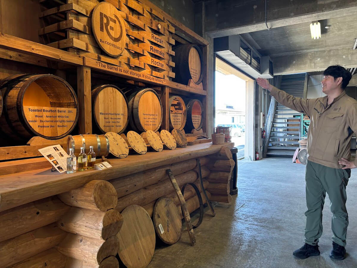 樽を修理・再生する工房、Re:COOPERAGEの画像