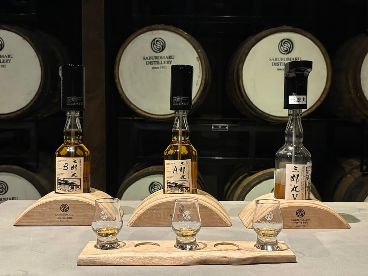 3種類のウイスキーの画像