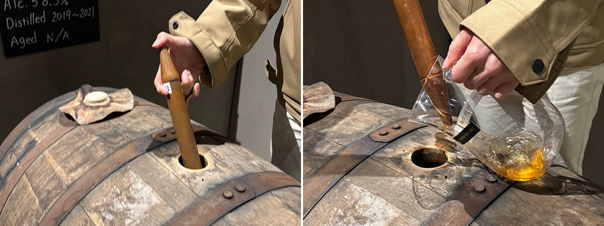 ハンドフィルに挑戦する画像