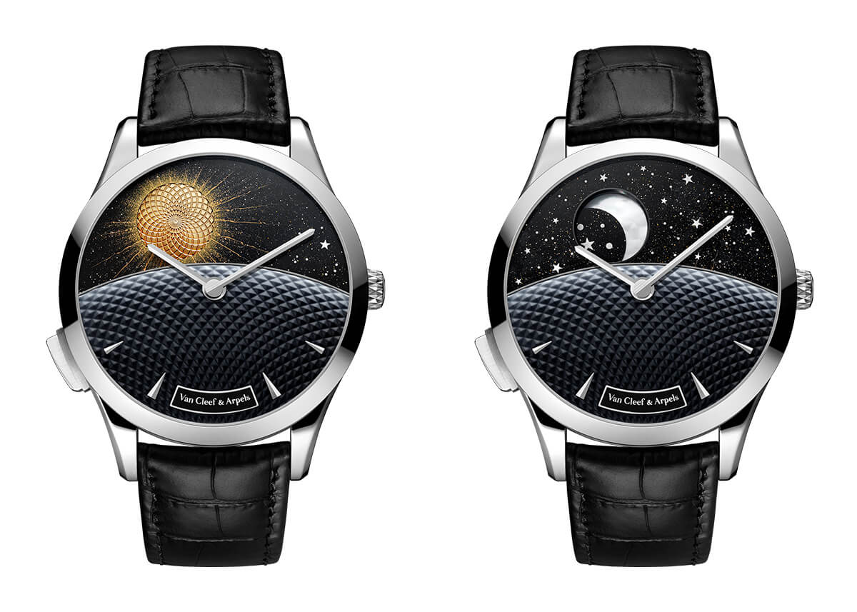 VAN CLEEF & ARPELSの「ミッドナイト ジュール ニュイ ファーズ ドゥ リュンヌ ウォッチ」の画像