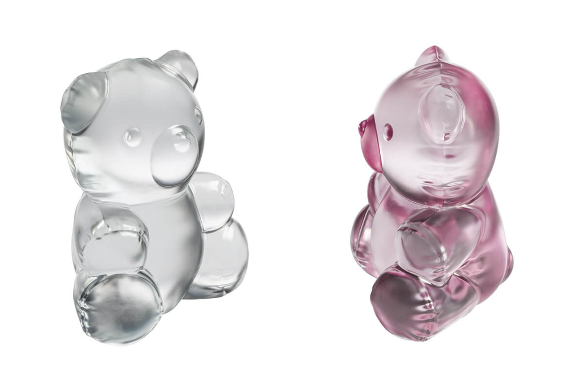 左/テディエア GM(クリア) 右/テディエア GM (ピンクラスター)の画像