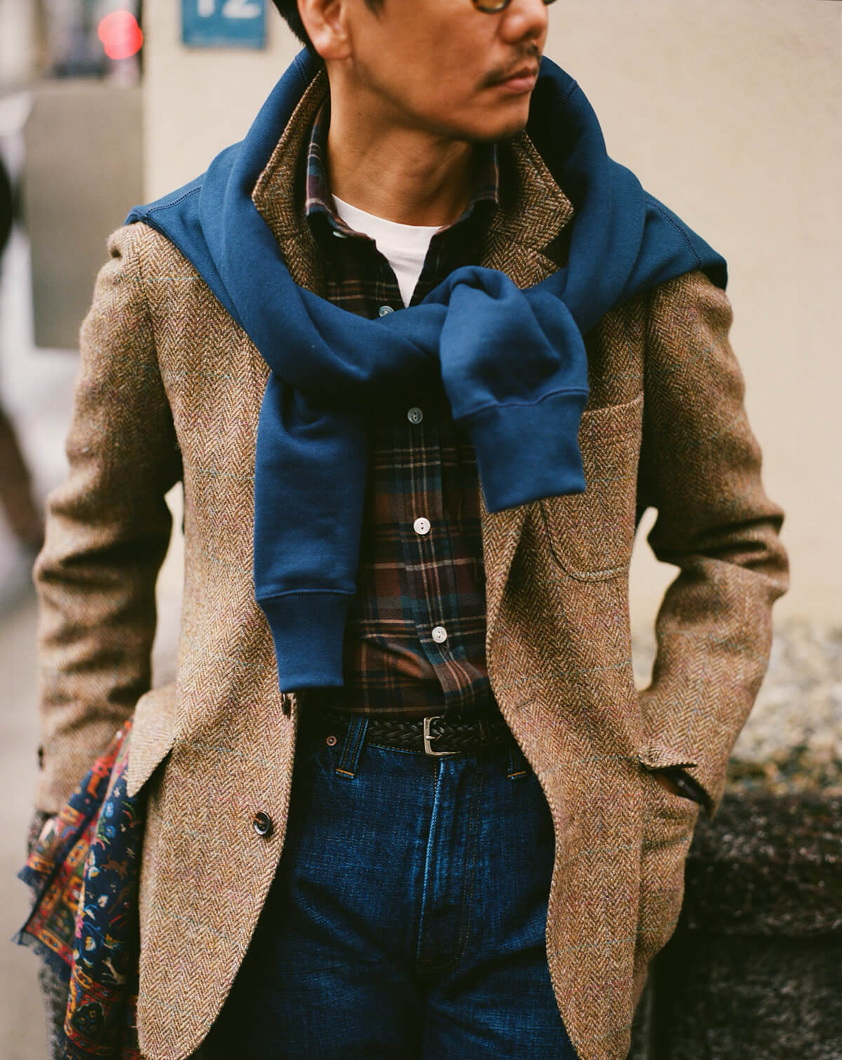 『BEAMS F&Drake’s』の着用画像