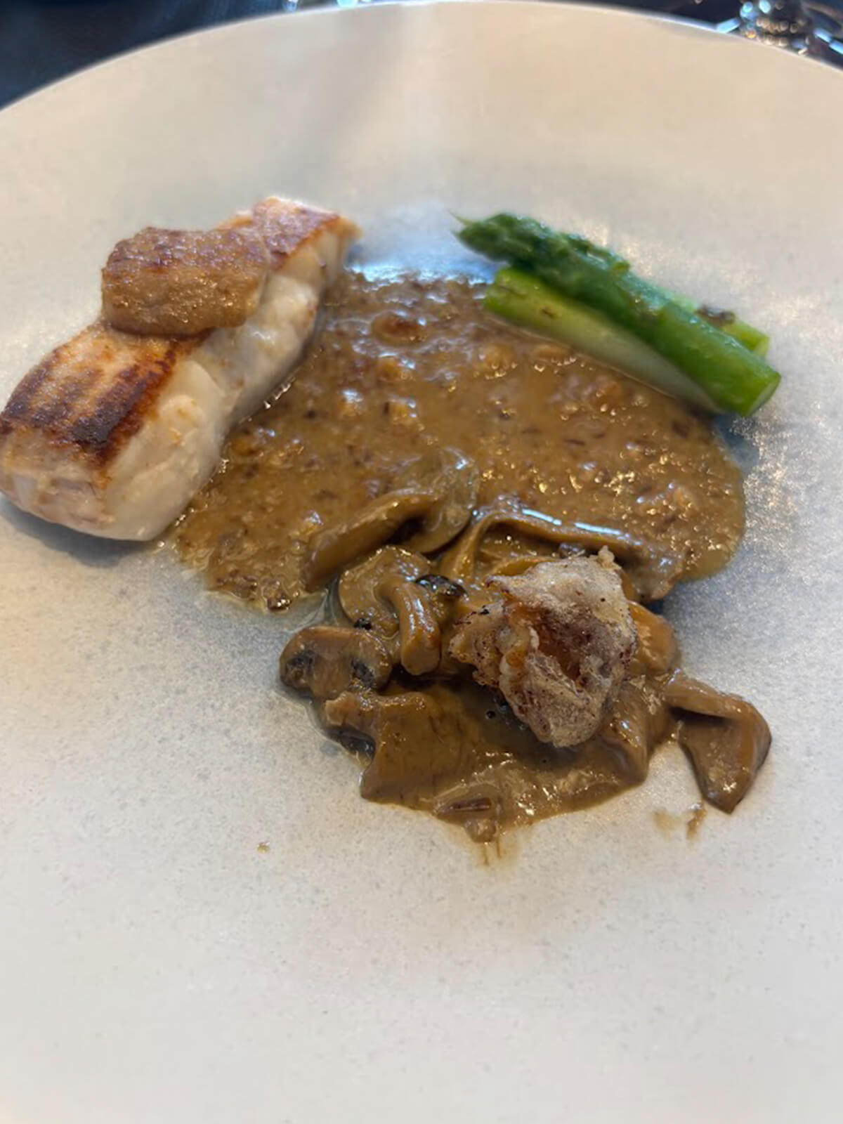 Restaurant TOUTE MA VIEの松田清也シェフの平目の料理の画像