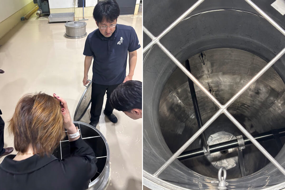 発酵タンク室の画像