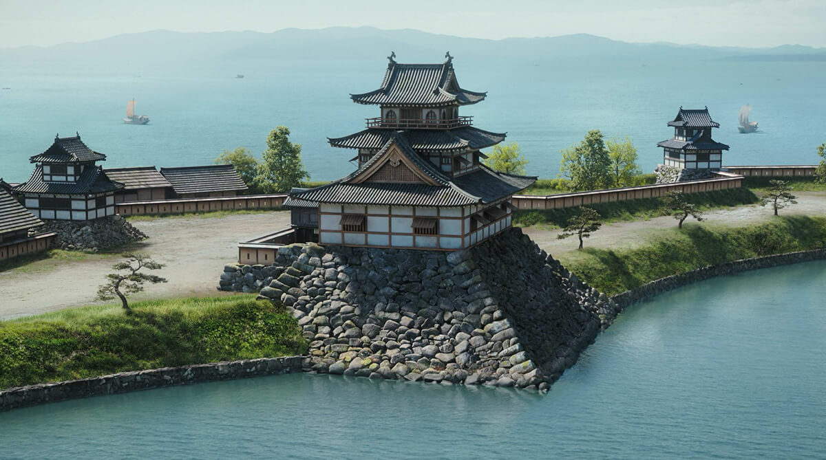 長浜城のセットの画像