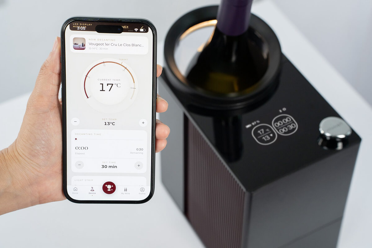 「VIVANT Wine App」に搭載された、ワインに特化した「AI ソムリエ」の画像